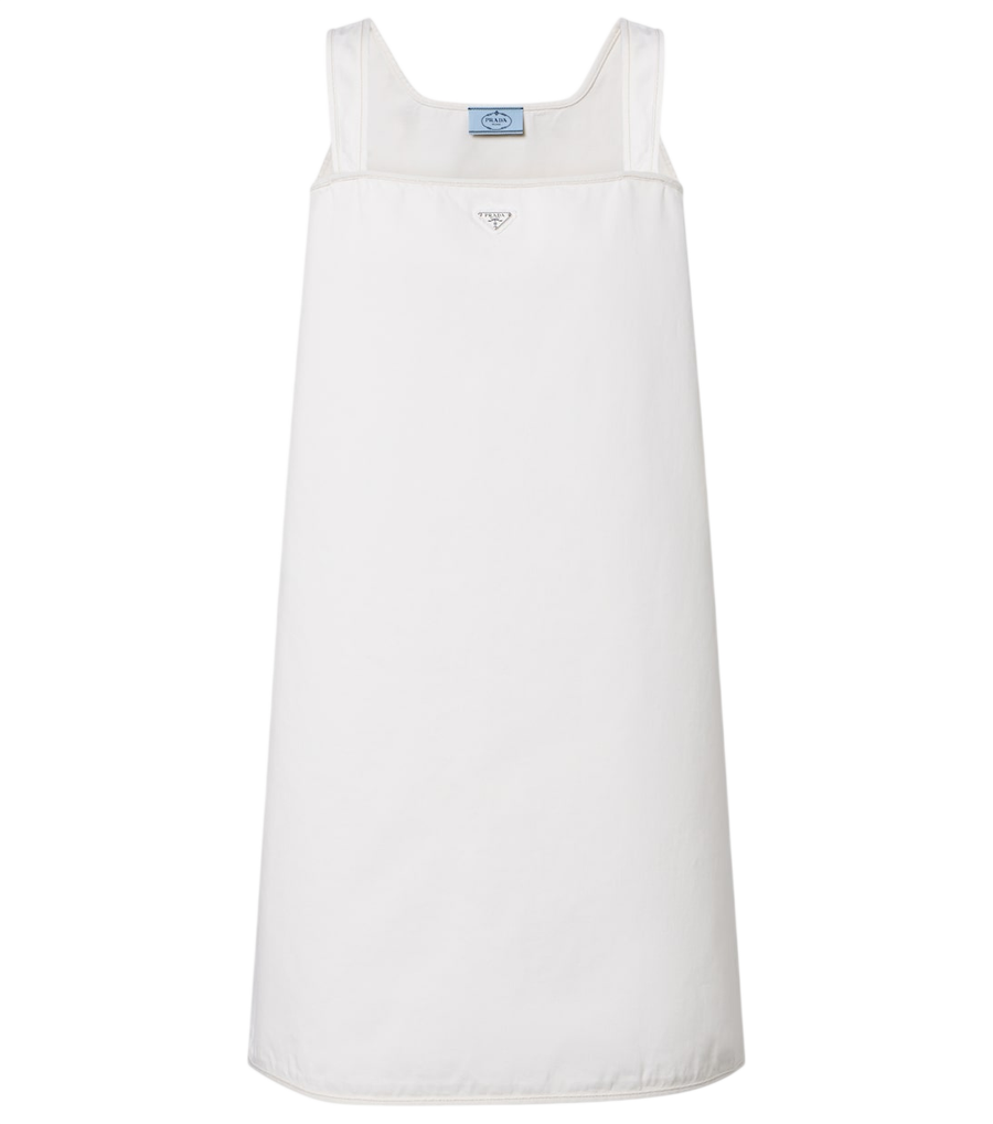 Mini-robe en denim Prada