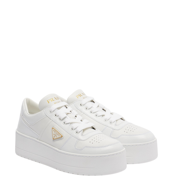 Prada Downtown Bold leather platform sneakers