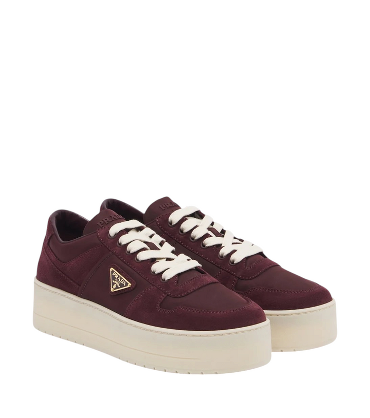 Prada Downtown Bold Re-Nylon and suede sneakers [white-bg-processed] 1787075307026
