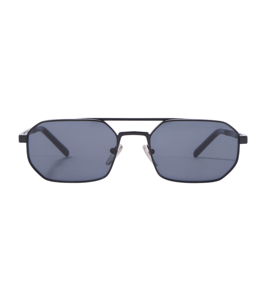 Prada Engraved rectangular sunglasses