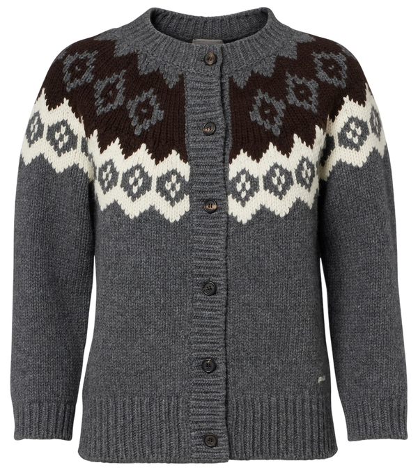 Prada Intarsia wool and cashmere cardigan