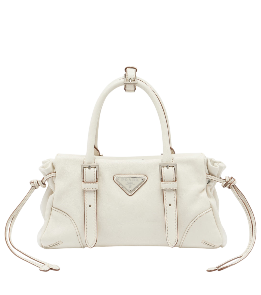 Prada Borsa a mano piccola in pelle Karin