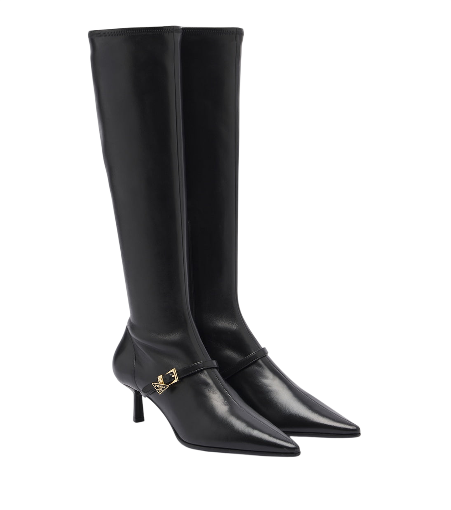 Prada Leather knee-high boots
