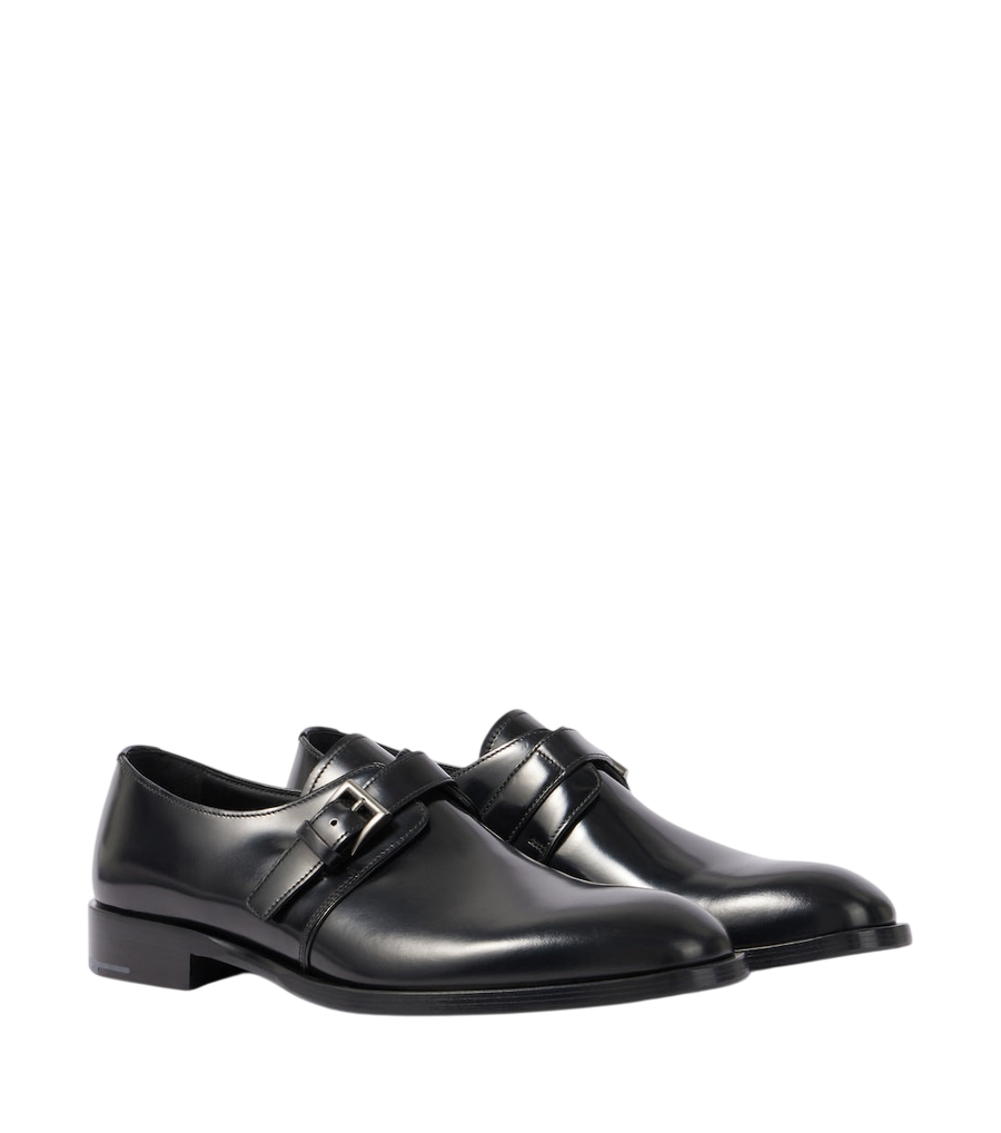 Prada Leather monk strap shoes