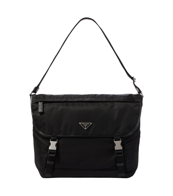 Borsa a tracolla Prada con finiture in pelle Re-Nylon