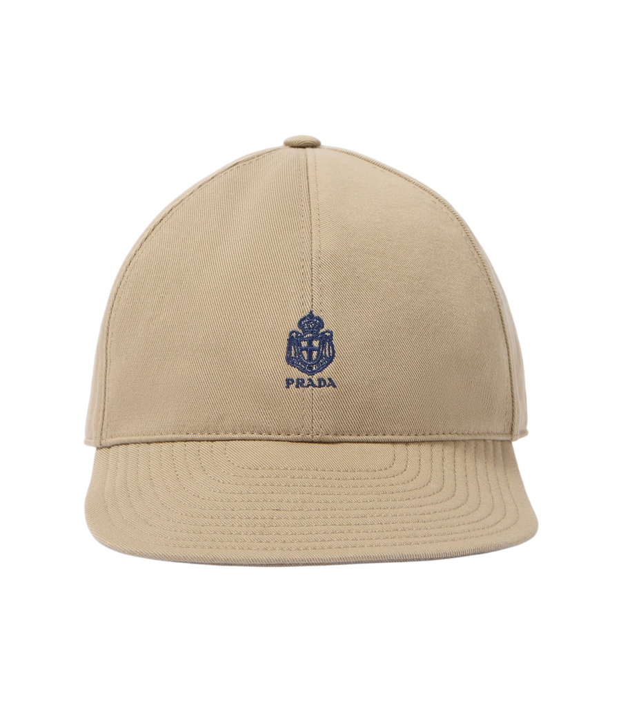Prada Logo canvas baseball cap