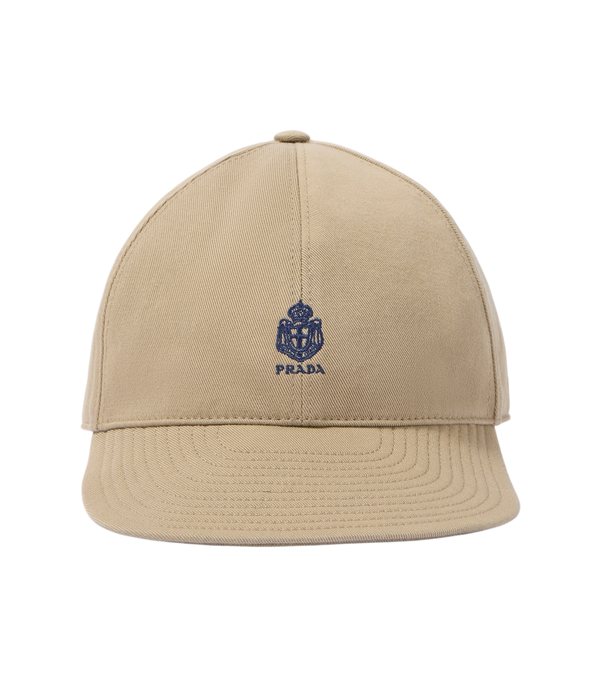Prada Cappellino da baseball in tela con logo