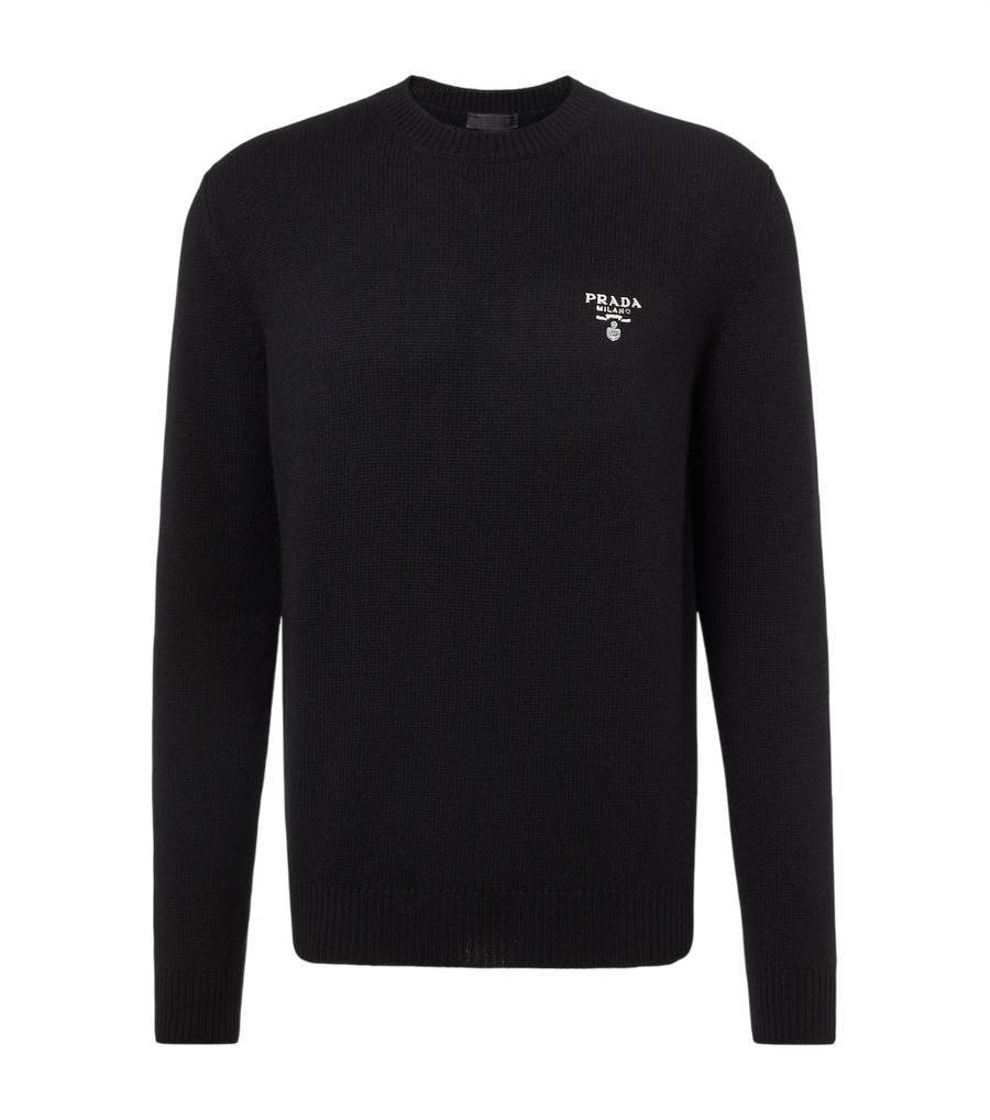 Prada Logo cashmere sweater