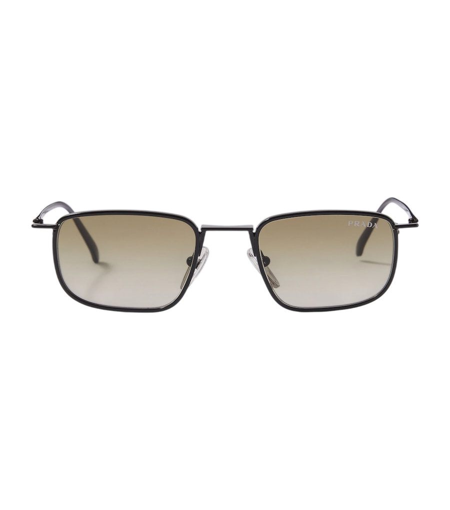 Prada Logo rectangular sunglasses