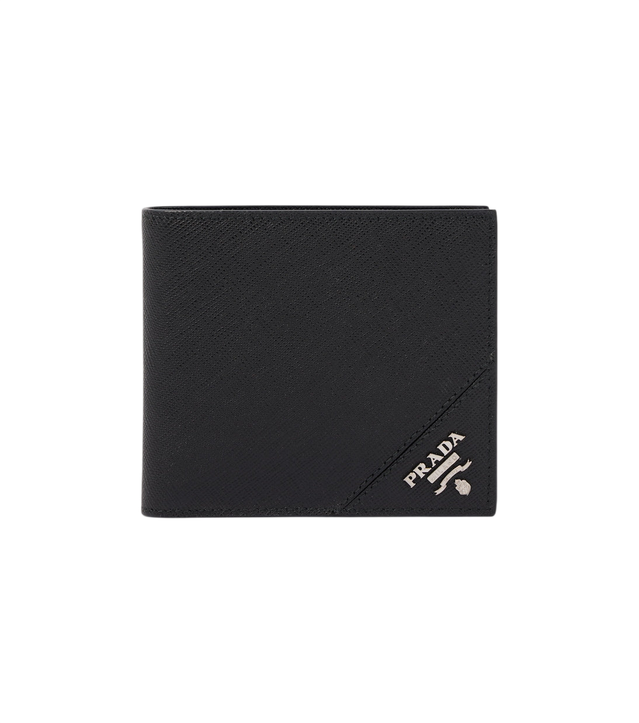 Prada Logo Saffiano leather wallet