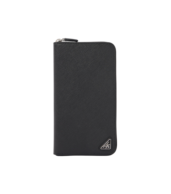 Prada Logo Saffiano leather wallet