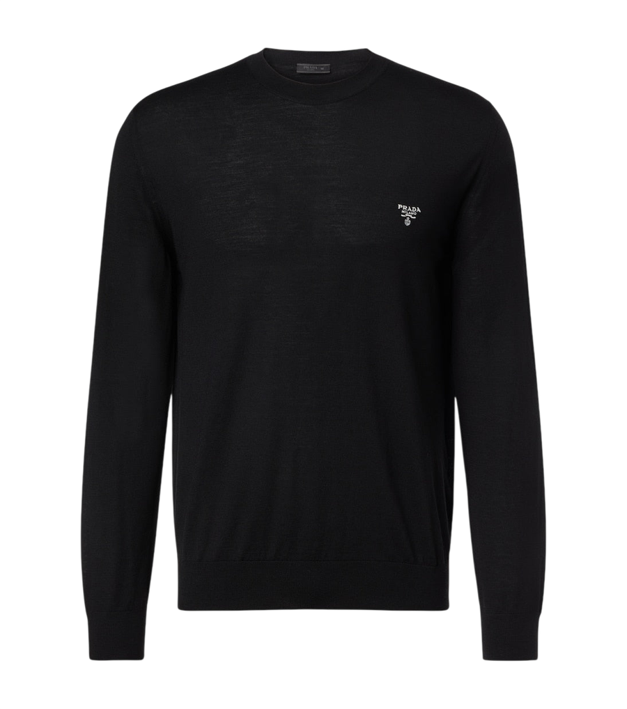Prada Logo virgin wool sweater