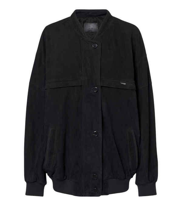 Prada Oversized suede bomber jacket