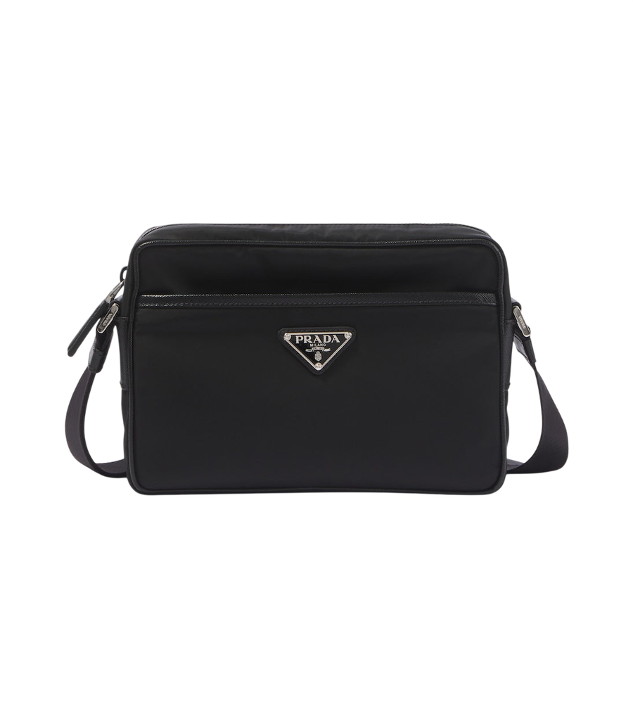 Prada Re-Nylon and leather shoulder bag