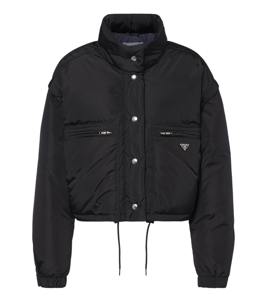 Prada Re-Nylon cropped down jacket