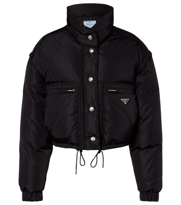 Prada Re-Nylon cropped down jacket