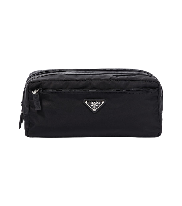 Prada Re-Nylon borsa da viaggio con finiture in pelle