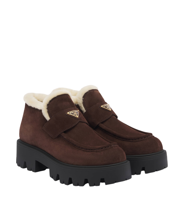 Prada Shearling-lined suede ankle boots [white-bg-v2:526c4845-e3a5-4c70-9764-a62b783547be]