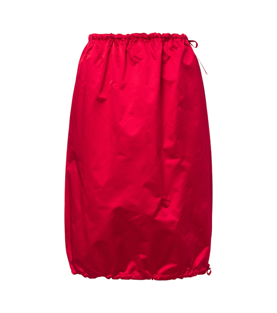 Prada Silk satin midi skirt