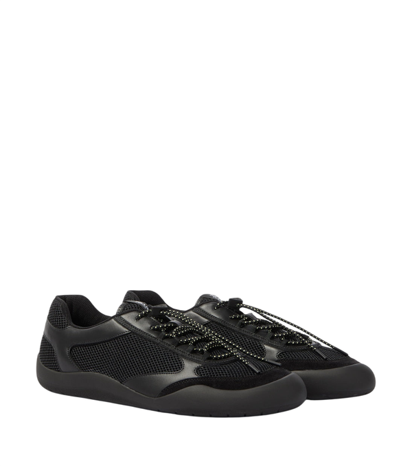Prada Speedrock leather-trimmed sneakers