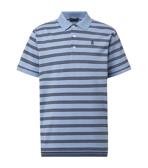 Prada Striped cotton piqué polo shirt