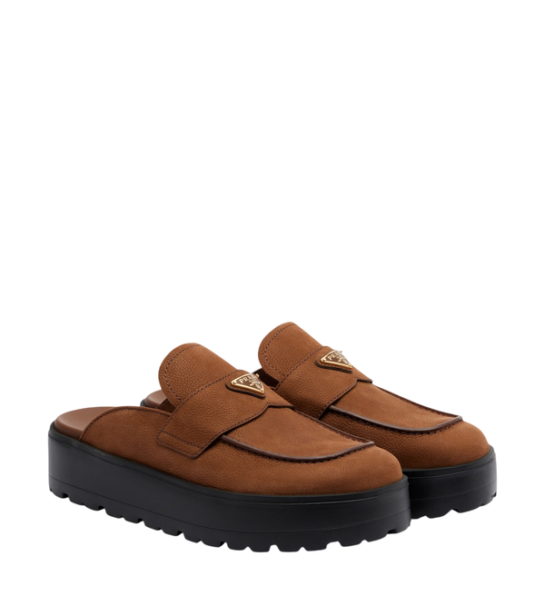 Prada Suede mules