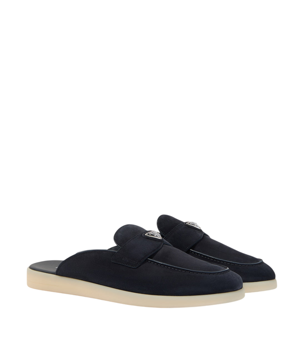 Prada Mules in camoscio