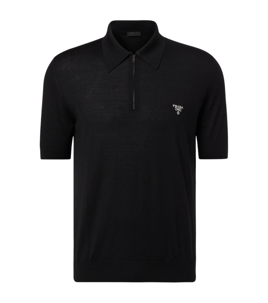 Prada Virgin wool polo shirt