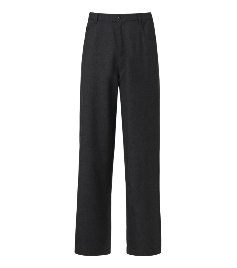 Prada Virgin wool wide-leg pants