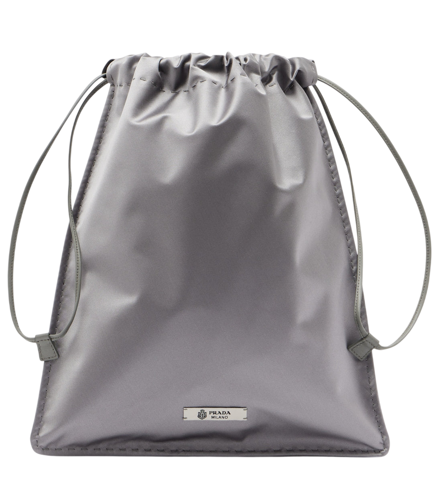 Pochette en satin Prada Wish