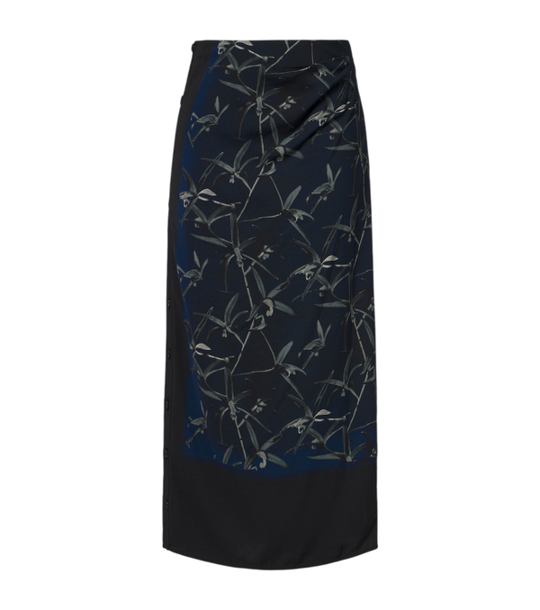 Proenza Schouler Anais printed cady maxi skirt