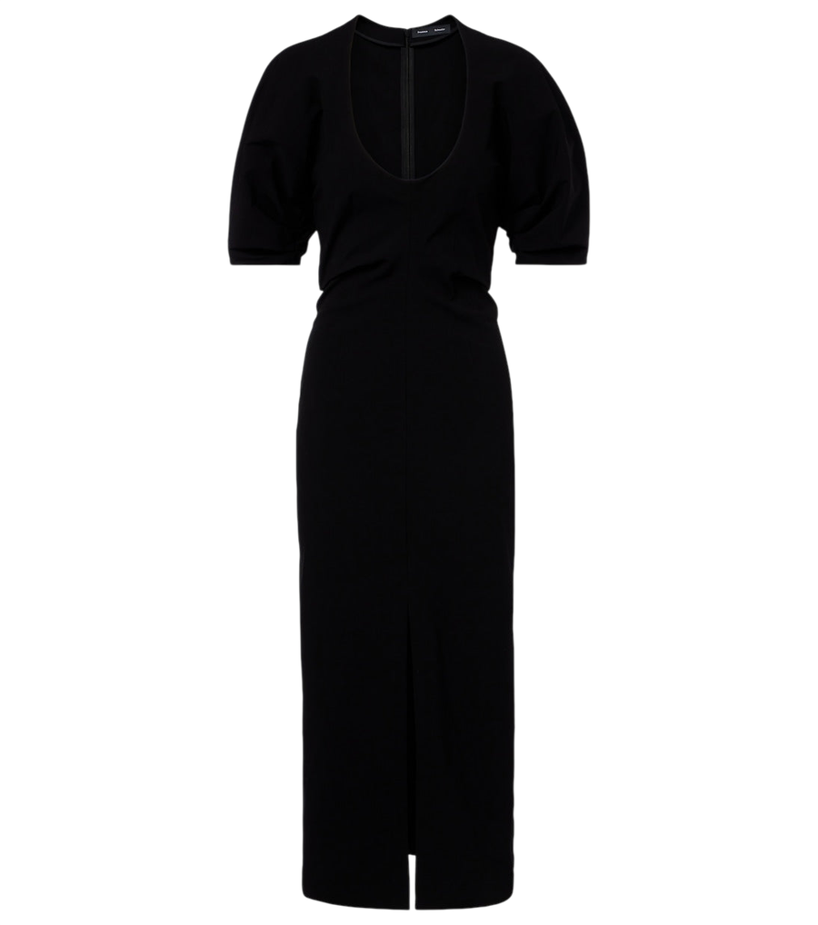 Vestido midi de mezcla de algodón Clarissa de Proenza Schouler