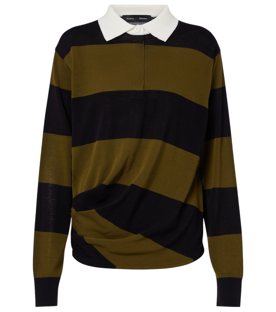 Proenza Schouler Polo in cotone a righe Corinna
