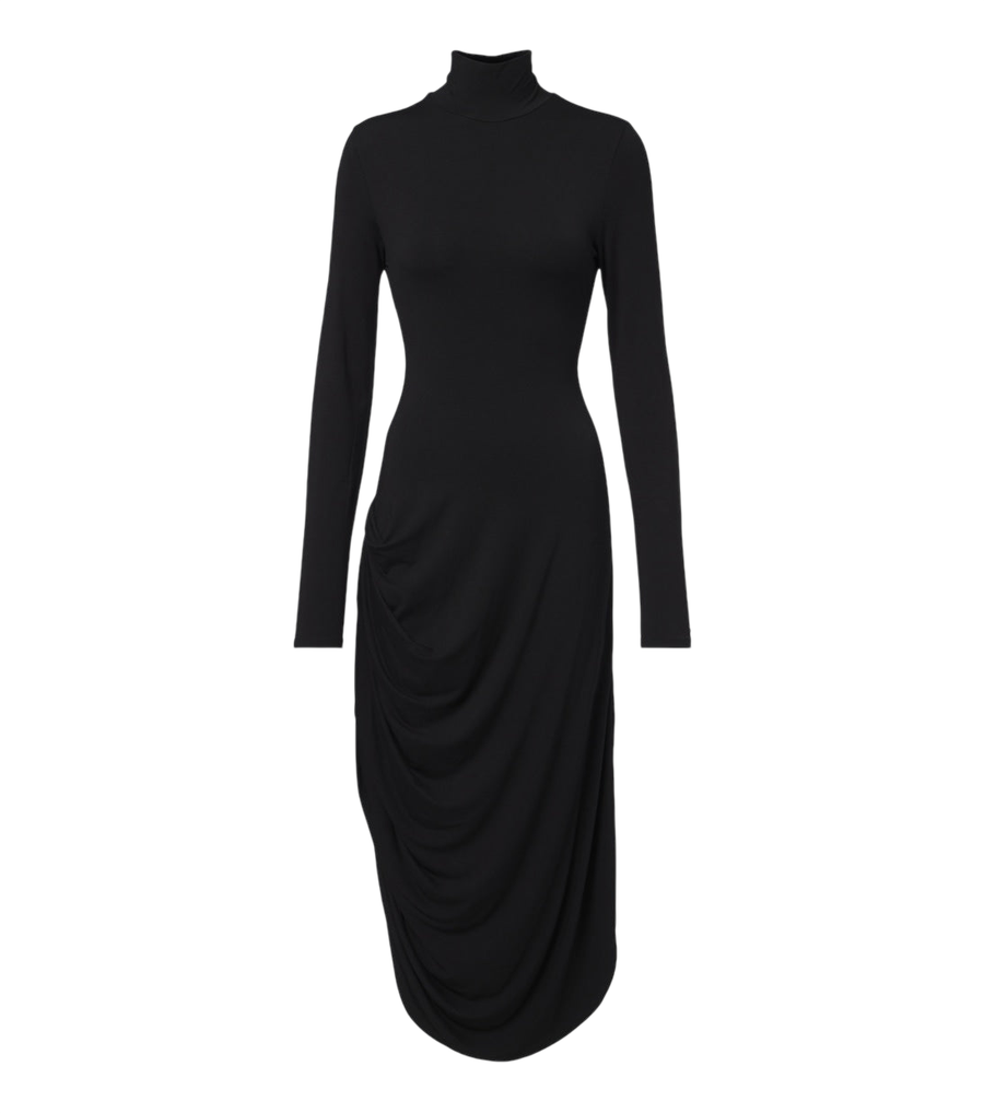 Proenza Schouler Imogen draped gathered jersey midi dress