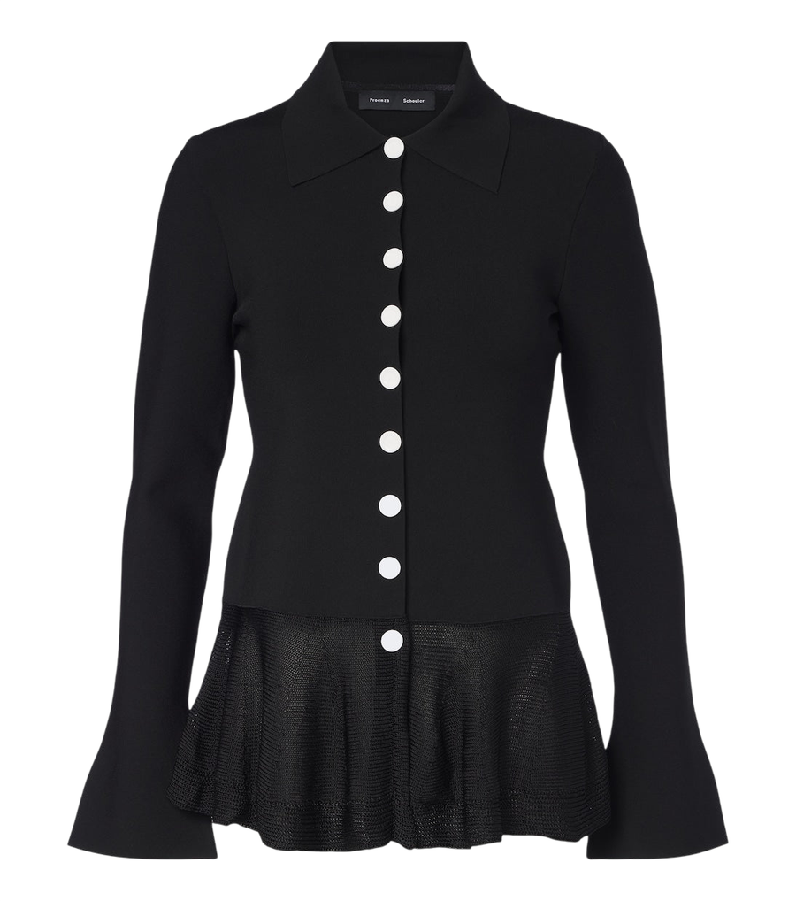 Proenza Schouler Martina ruffled cardigan