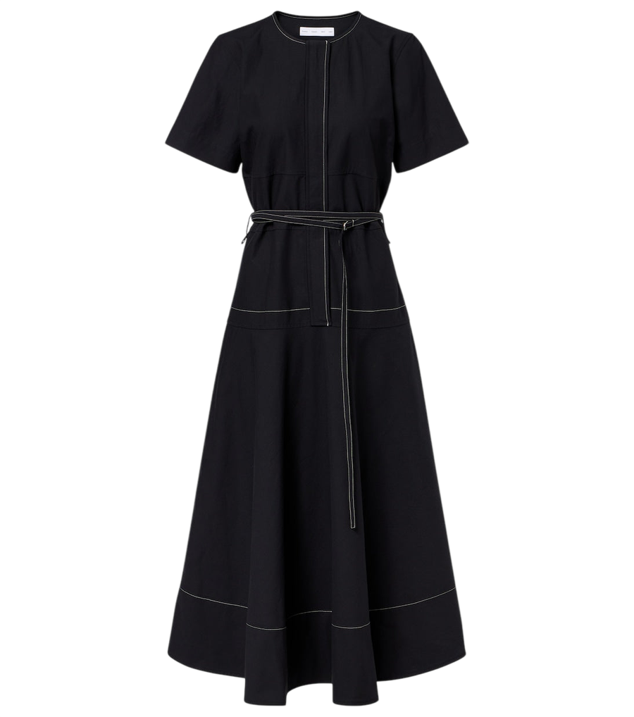 Proenza Schouler White Label Elizabeth belted midi dress