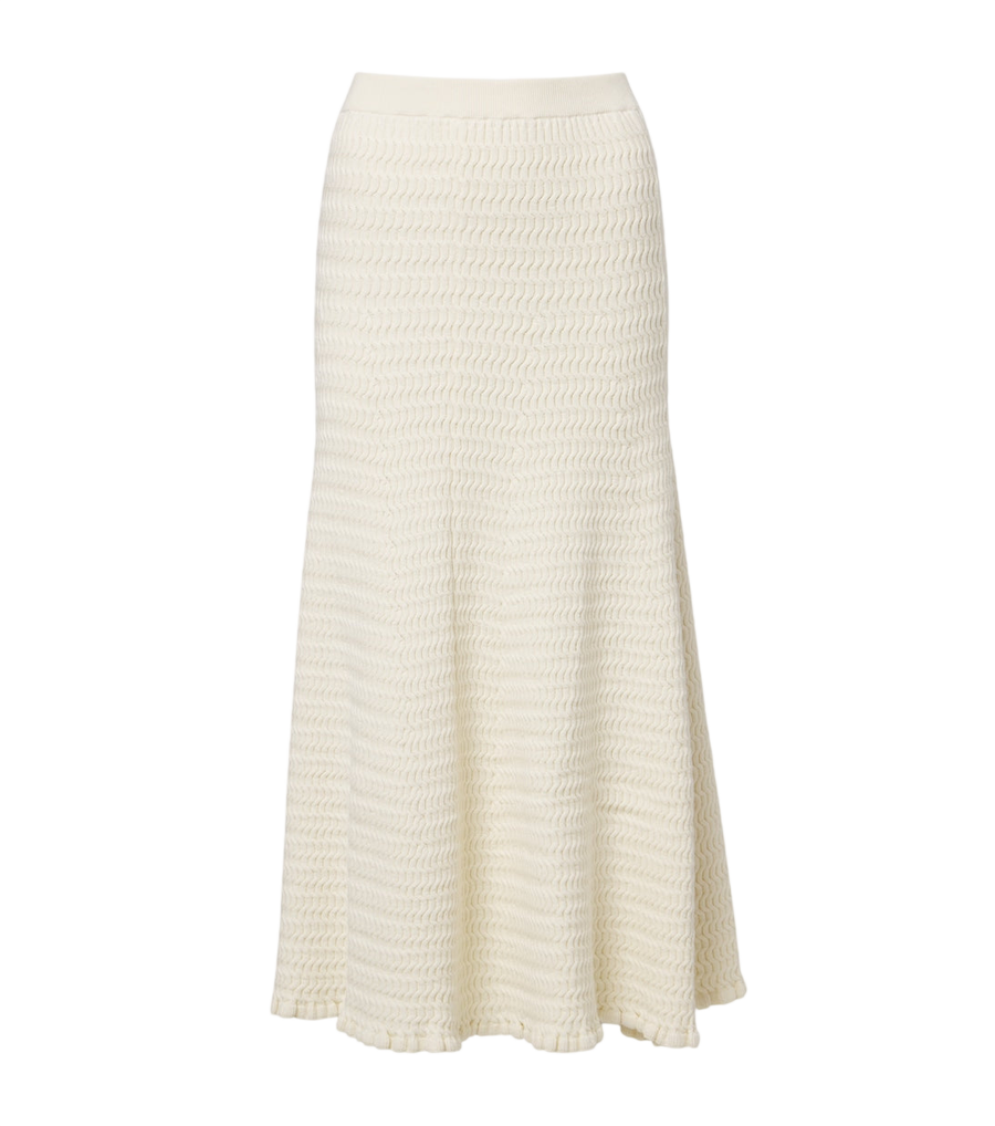 Proenza Schouler White Label Magnolia knitted midi skirt