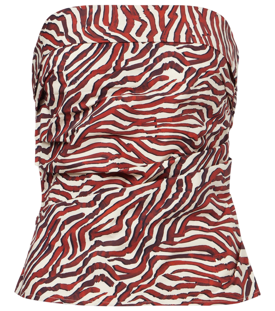 Haut tube Maisy en mélange de coton imprimé Proenza Schouler White Label