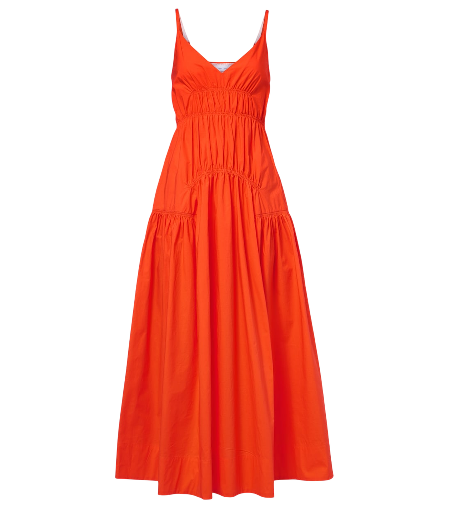 Proenza Schouler White Label Michelyn cotton-blend maxi dress