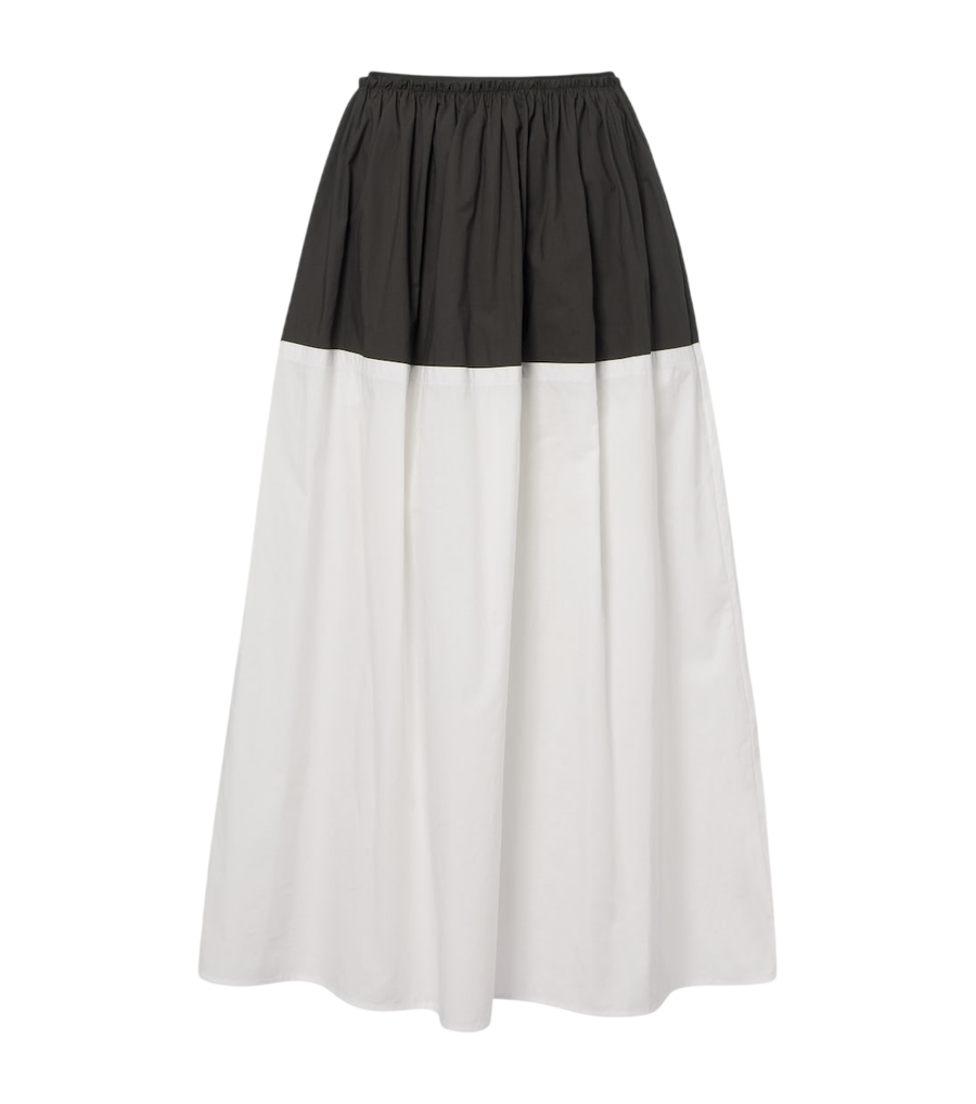 Proenza Schouler Gonna midi in popeline di cotone Nyla White Label
