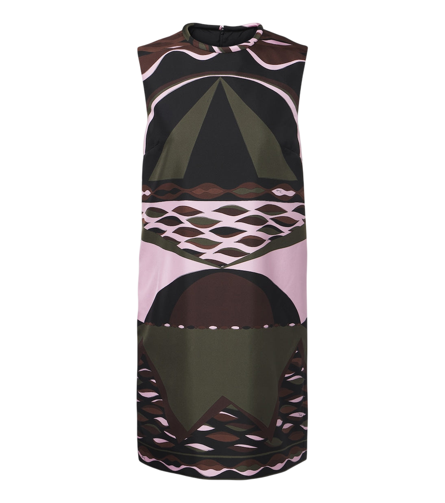 Pucci Dune silk twill shift dress