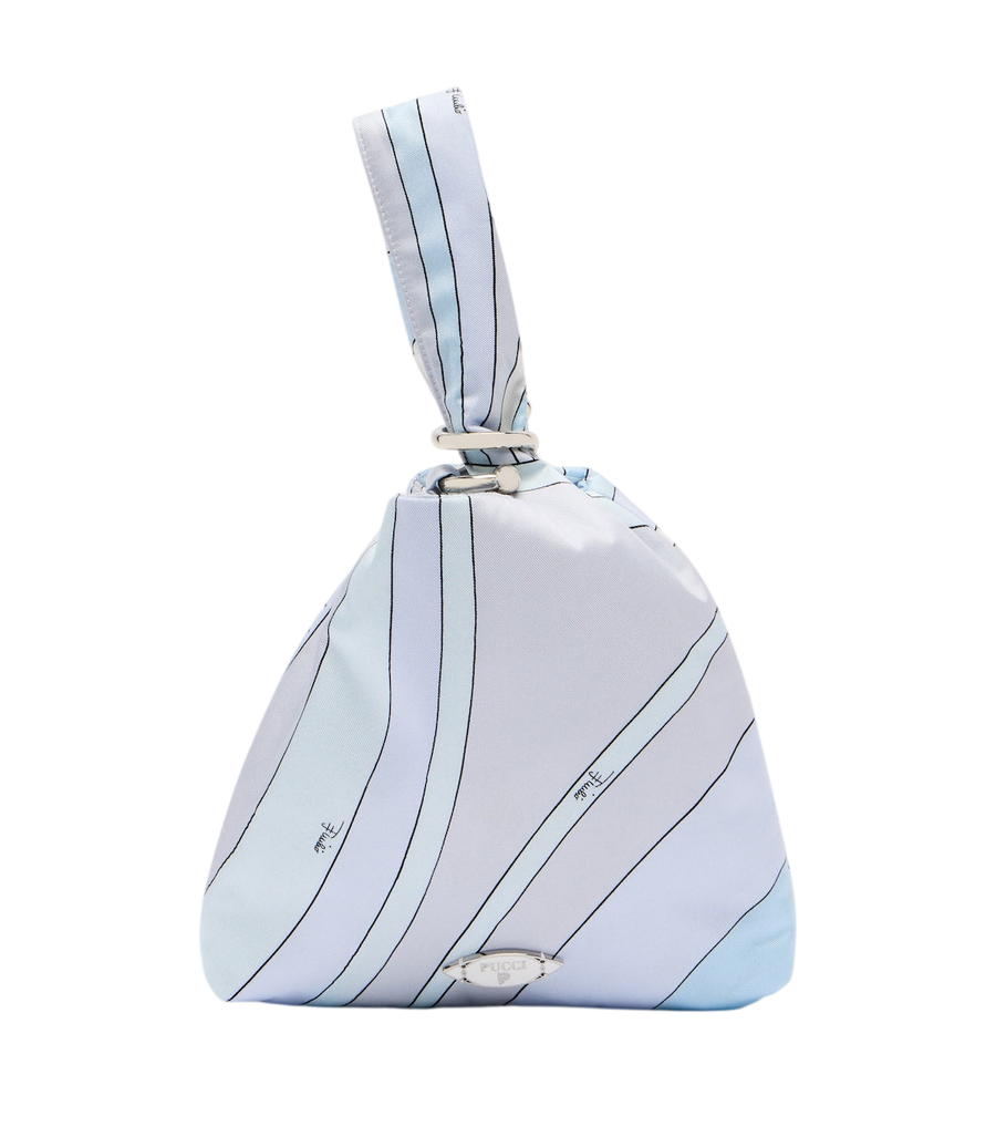 Pucci Emilio Iride silk twill top-handle bag