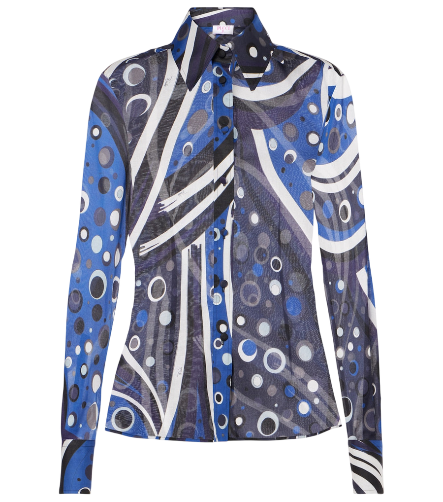 Chemise en mousseline de coton Fontane Pucci