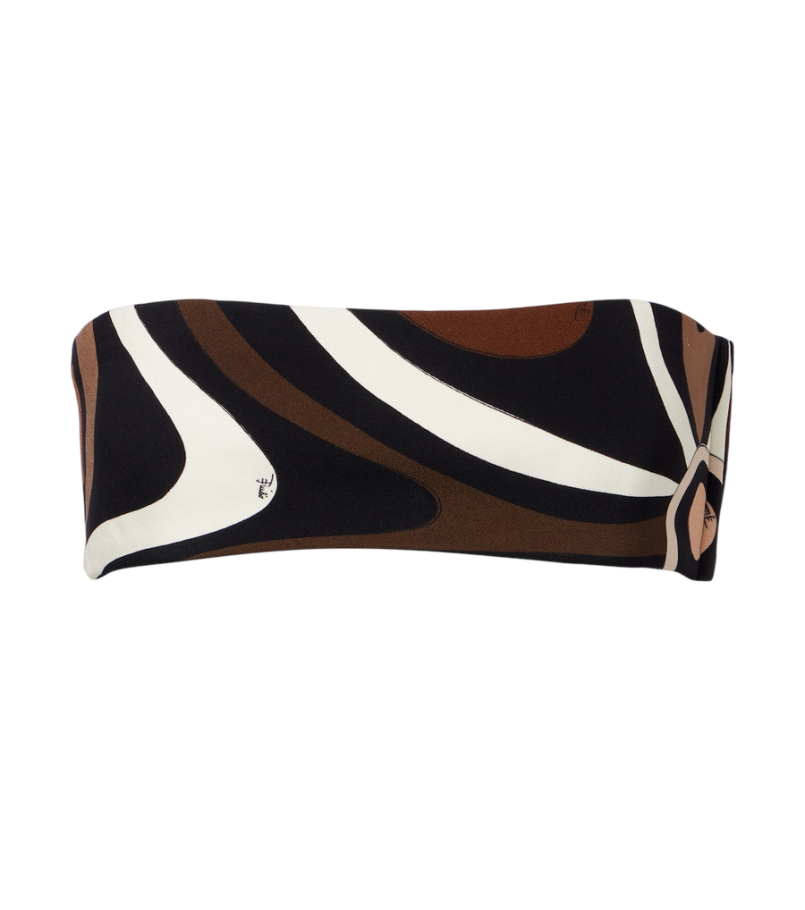 Top bandeau de jersey Pucci Hawaii