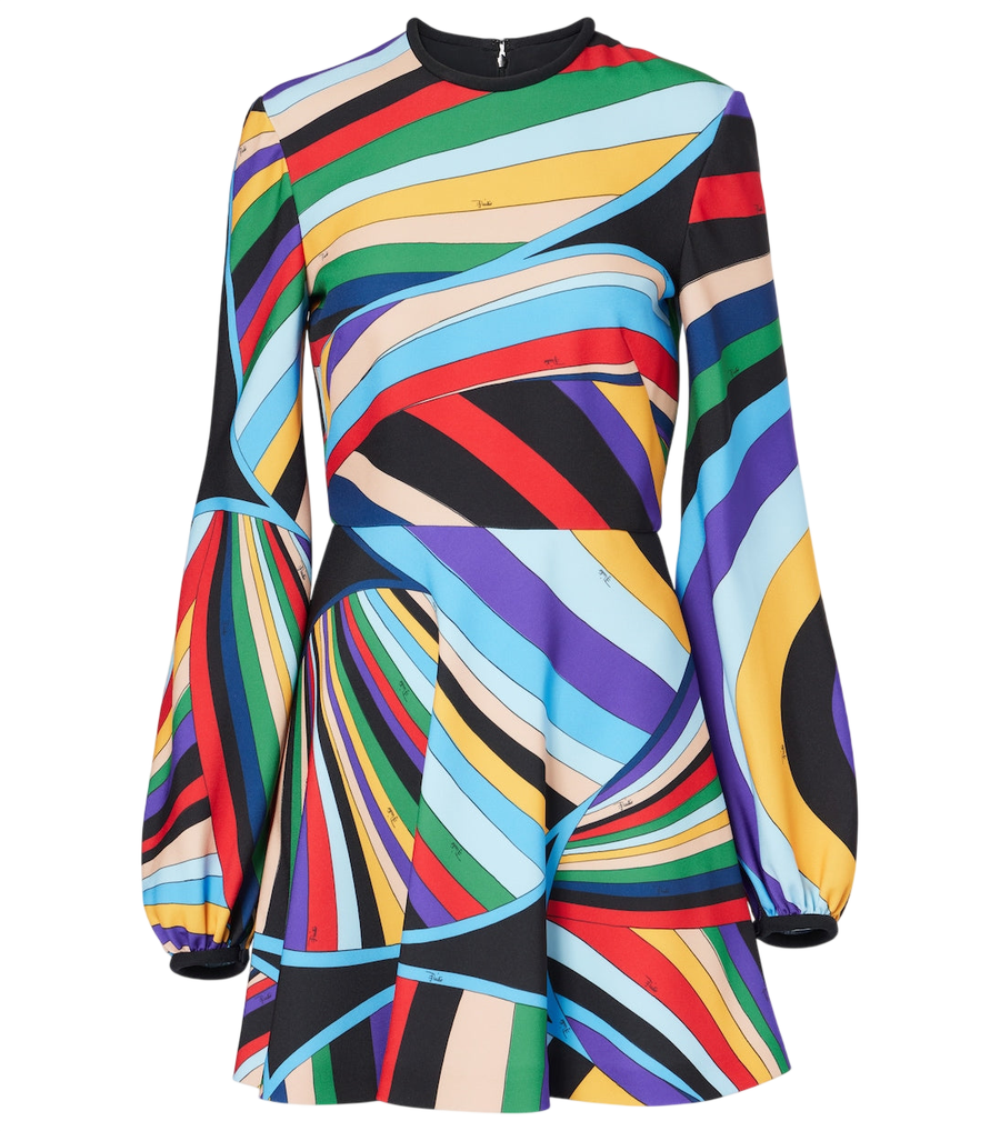 Mini-robe Iride en cady Pucci