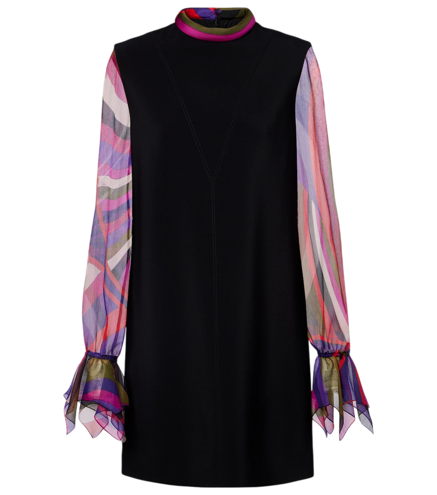 Mini-robe Iride en cady Pucci