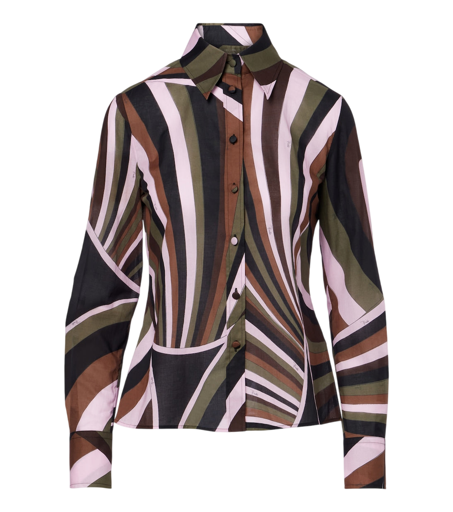 Pucci Iride cotton muslin shirt