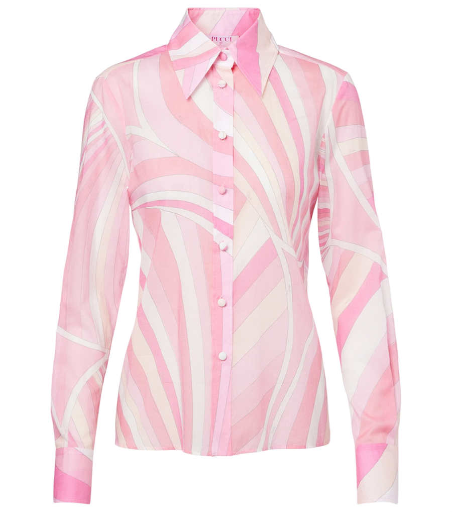 Camisa de algodón Iride de Pucci