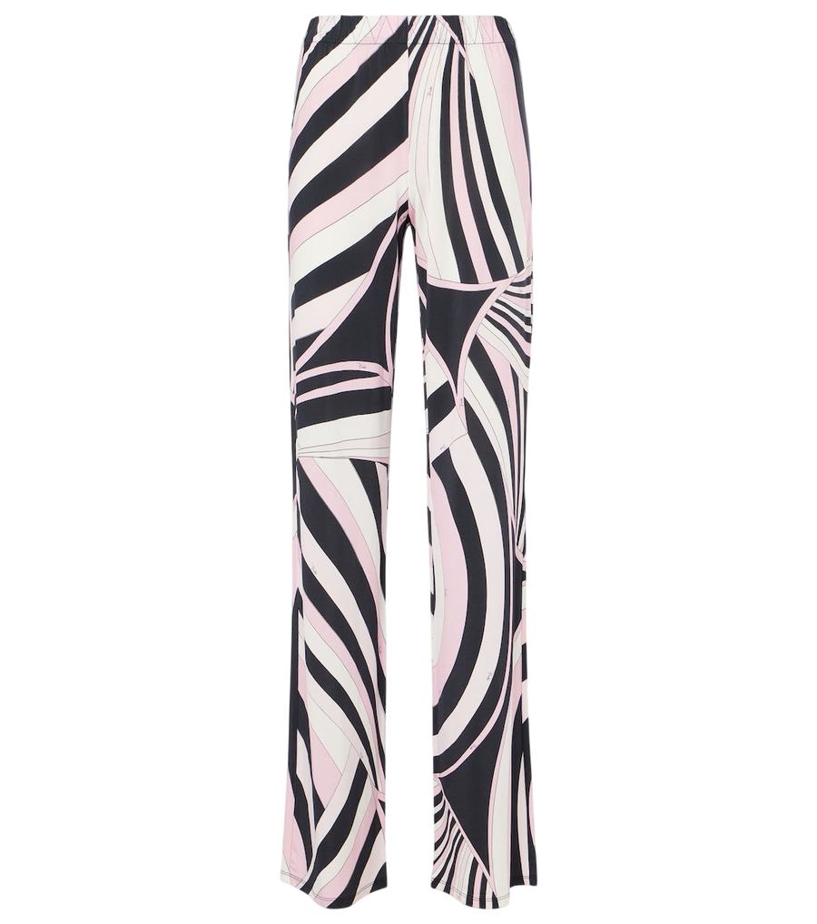 Pucci Iride jersey satin straight pants