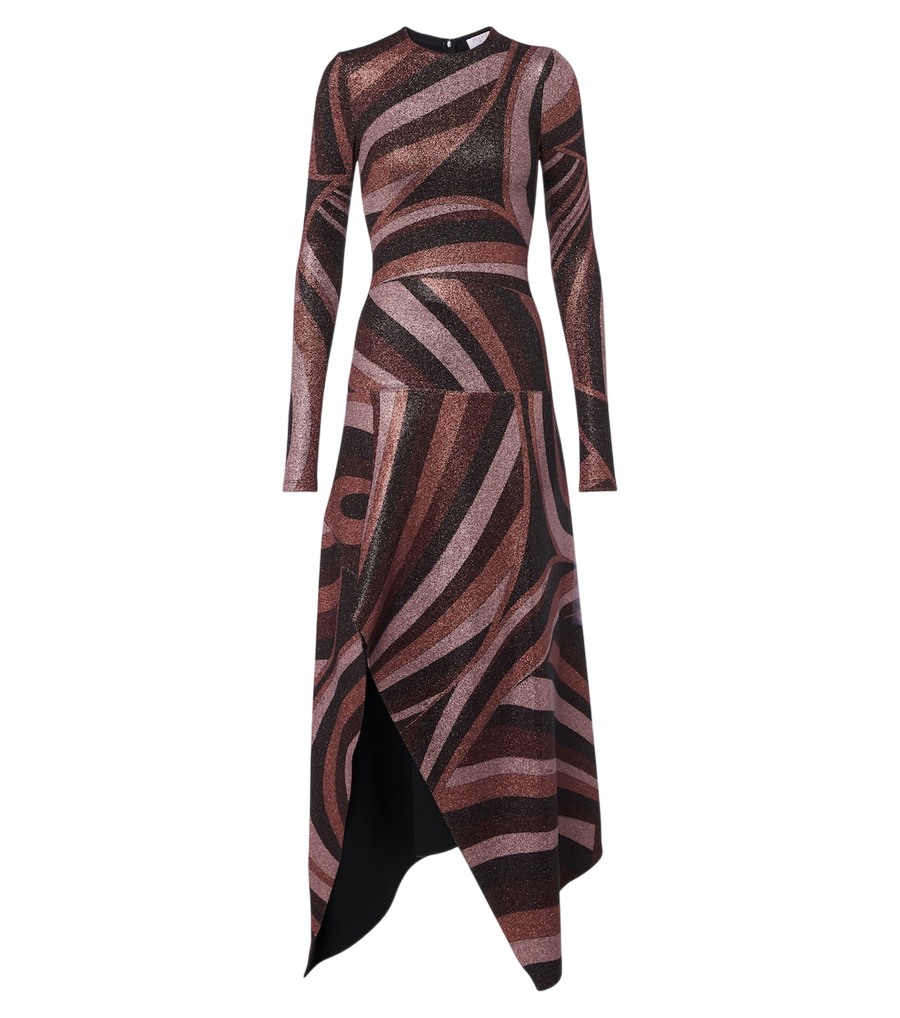 Pucci Abito midi Iride in jersey Lurex®